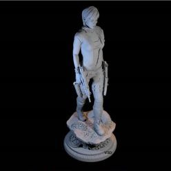 3D model ﻿Alice From Resident Evill – 3D Print