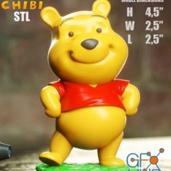 3D model Winnie The Pooh Chibi