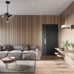 3D model 3D interior Livingroom Corona render