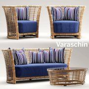 3D model Garden furniture Tonkino Varaschin