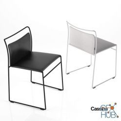 3D model Modern chair Tulu by Cassina