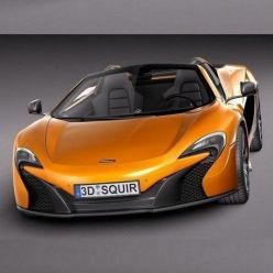 3D model McLaren 650S 2015 car