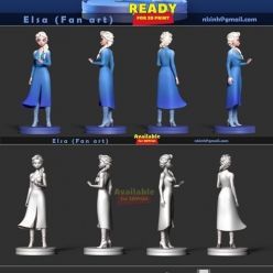 3D model Elsa - Frozen 2 – 3D Print