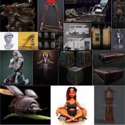 3D model PBR Game 3D-Models Bundle March 2021