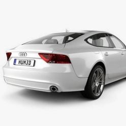 3D model Audi A7 Sportback 2011 Hum 3D