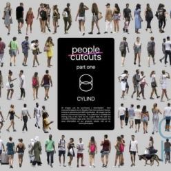 3D model Cylind Studio – People Cutout Part One