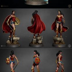 3D model Warrior Wonder Woman – 3D Print