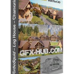 3D model TurboSquid – Log House – Chamonix