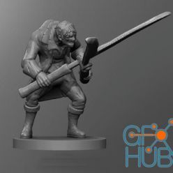 3D model Medieval Scissorman – 3D Print