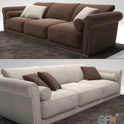 3D model Sofa Loveluxe Paul by Longhi