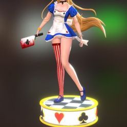 3D model Alice In Wonderland – 3D Print