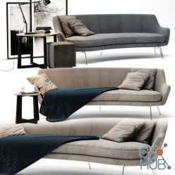 3D model Flexform Guscio Sofa