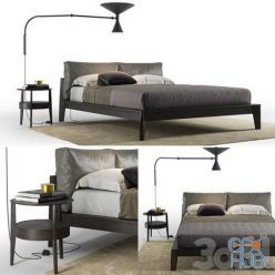 3D model Molteni&C Wish Bed