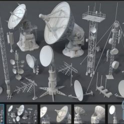 3D model ArtStation Marketplace – Antennas – 20 pieces – part 2