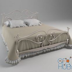 3D model Perlage bed by Giusti Portos