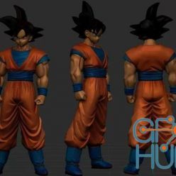 3D model Goku Dragon Ball escaneado – 3D Print