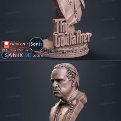 3D model The Godfather bust – 3D Print