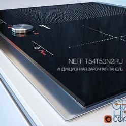 3D model Cooktop NEFF T54T53N2RU (Vray, Corona)