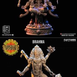 3D model Clay Cyanide Miniatures - Gods of India – 3D Print