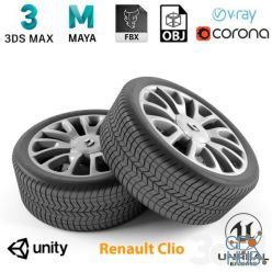 3D model Renault Clio Wheel