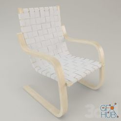 3D model Lounge Chair ALVAR