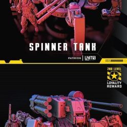 3D model Unit 9 Loyalty Reward 3 - Spinner Tank – 3D Print