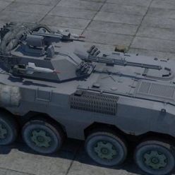 3D model ZBL-09 Armoured Vehicle PBR
