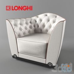 3D model Armchair W553 Grace Longhi