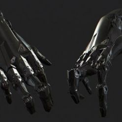 3D model Cyber Hand PBR