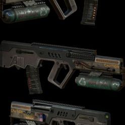 3D model Bunch Gun (PBR)
