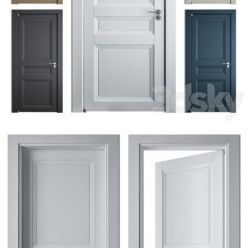 3D model Door Dorian Opera 1203 in 5 colors