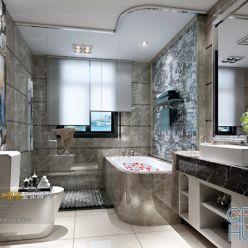 3D model Bathroom Space A004