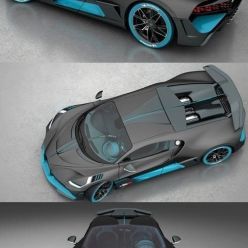 3D model Bugatti DIVO 2019