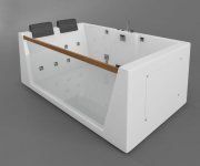 3D model Modern bathtub Babylon