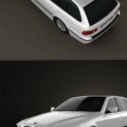 3D model BMW 5 Series Touring 1999