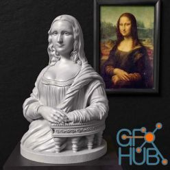 3D model Mona Lisa-La Gioconda – 3D Print
