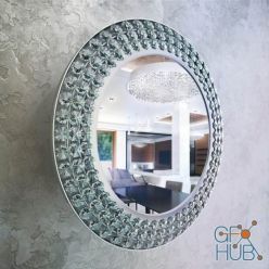 3D model Palwa round mirror
