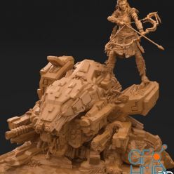 3D model Tribal Warrior