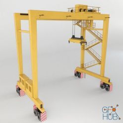 3D model Container crane