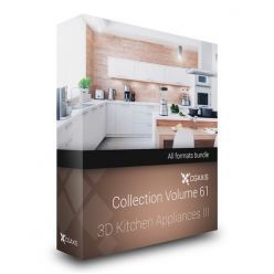 3D model CGAxis Models Volume 61 3D Kitchen Appliances