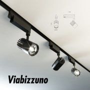 3D model Ceiling lamp Viabizzuno Eco Track