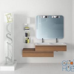 3D model Bathroom sets and letter stand