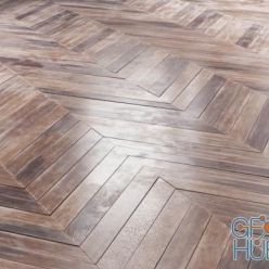 3D model Aged merbau wood parquet (max 2014, obj)