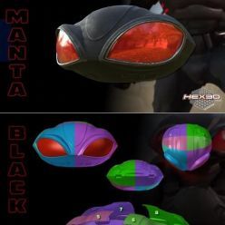 3D model Black Manta Helm – 3D Print