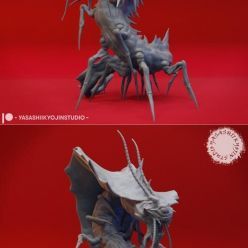 3D model Remorhaz - Tabletop MIniature – 3D Print