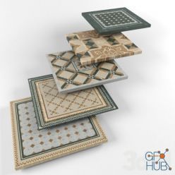 3D model 5 classic floor tile