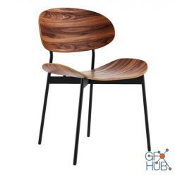 3D model Luz Wooden Chair by More