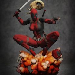 3D model Lady Deadpool – 3D Print