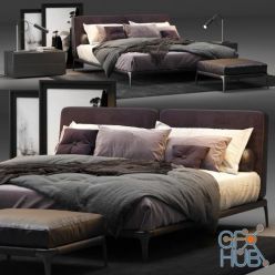 3D model Poliform Park Uno Bed