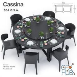 3D model Table Cassina 304 GSA